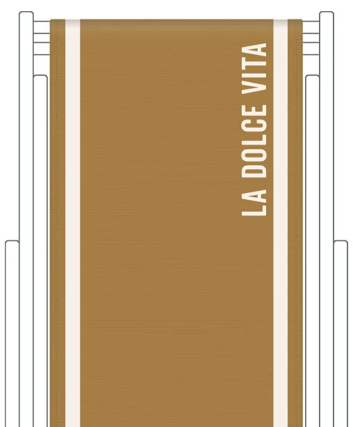 Toile de transat personnalisée Club