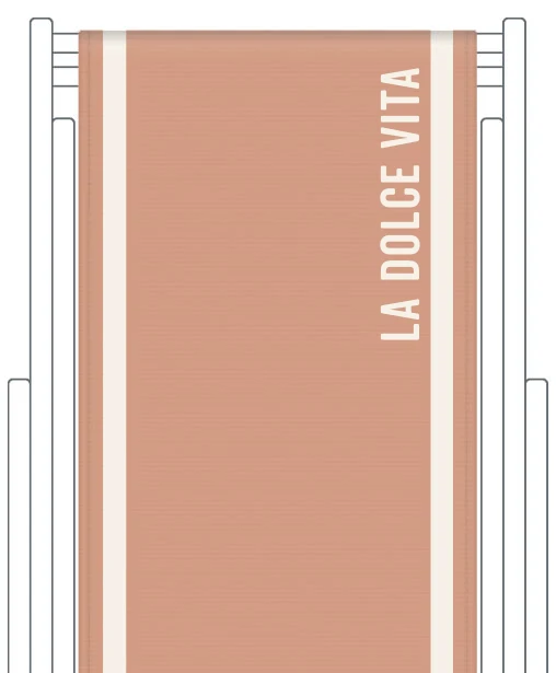 Toile de transat personnalisée Club