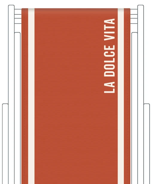 Toile de transat personnalisée Club