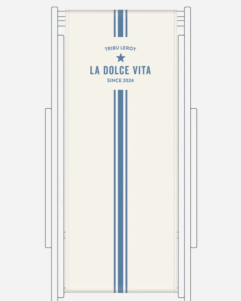Toile de transat personnalisée Biarritz