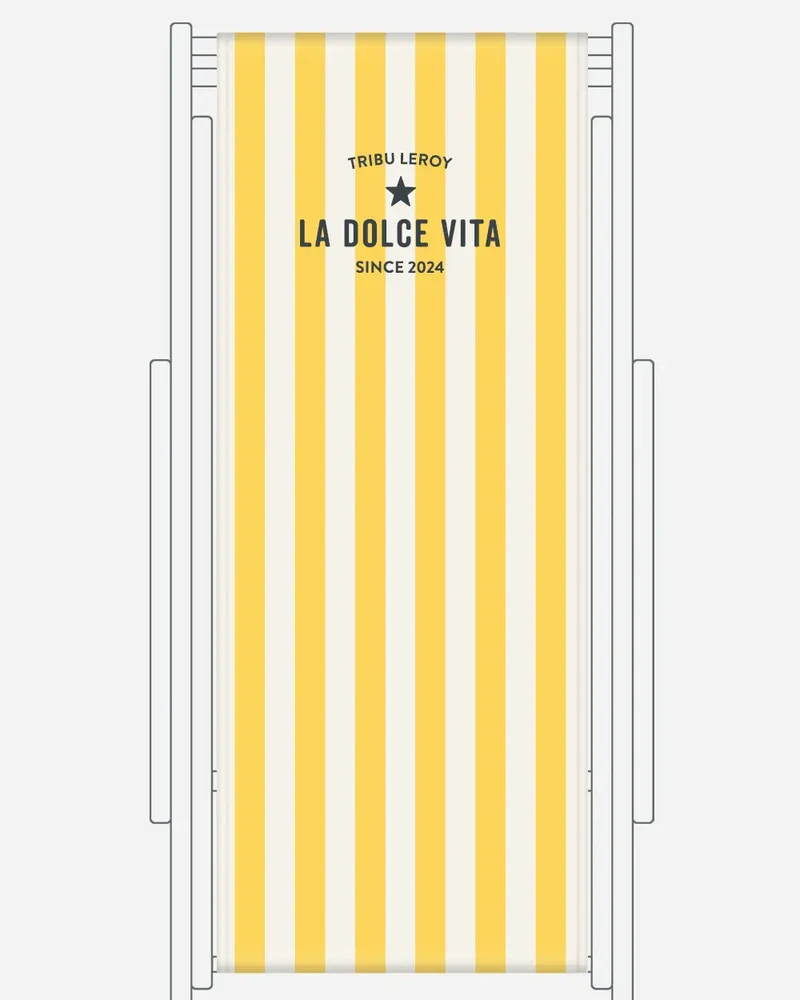 Toile de transat personnalisée Capri