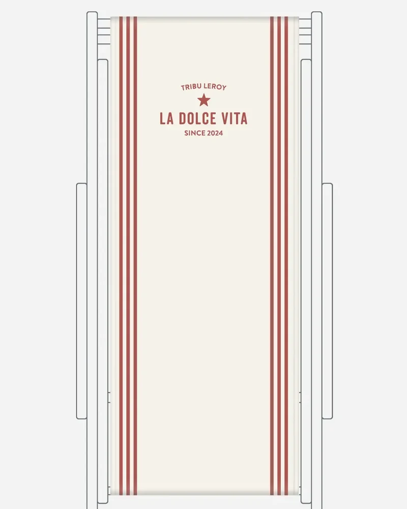 Toile de transat personnalisée Bastide
