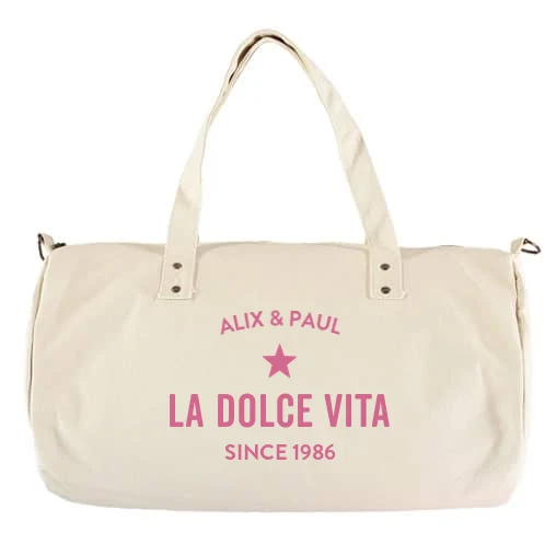 Sac Polochon Personnalisable Trendy