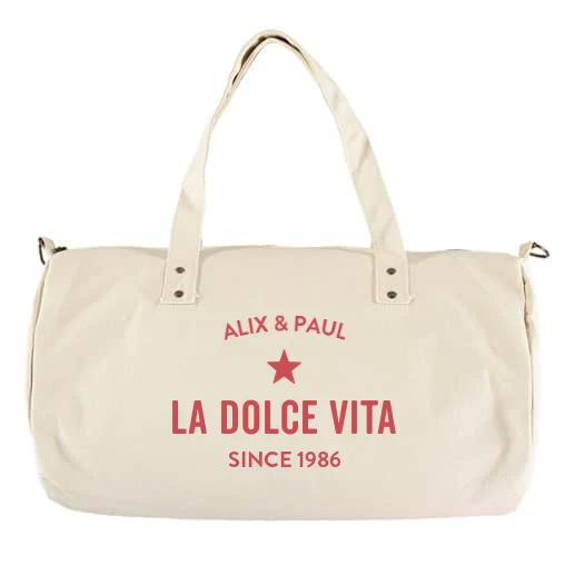 Sac Polochon Personnalisable Trendy