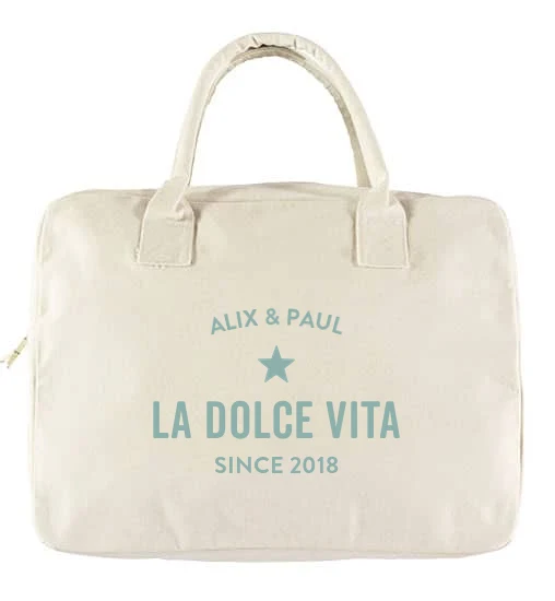 Sac week-end personnalisable Trendy