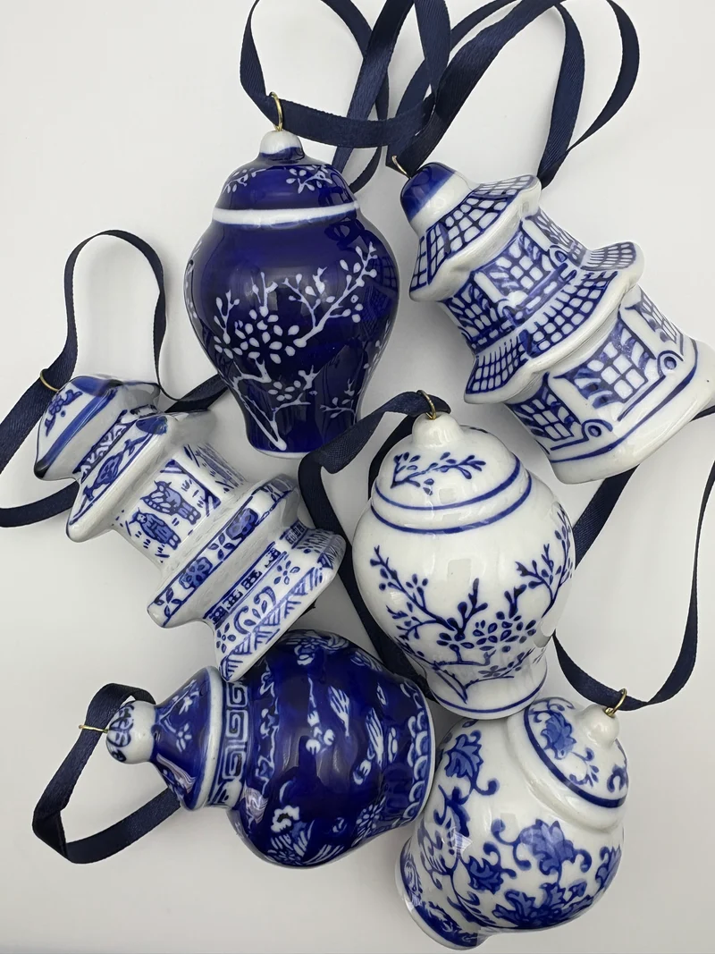 Blue & White Pagoda - Miniature