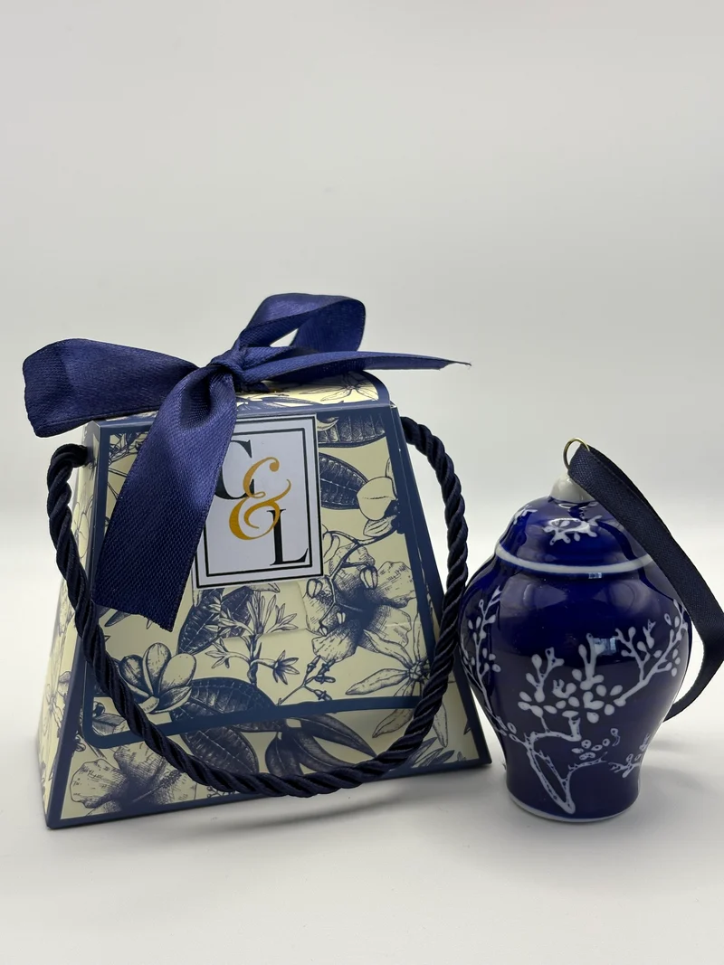 Blue & White Ginger Jar - Miniature