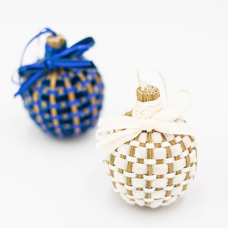 Boules de Noël à la Lavande en Velours