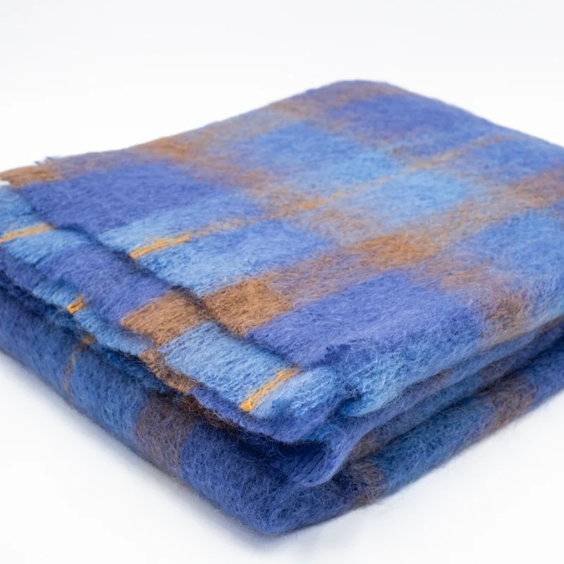 Plaid en mohair - 135 × 180 cm