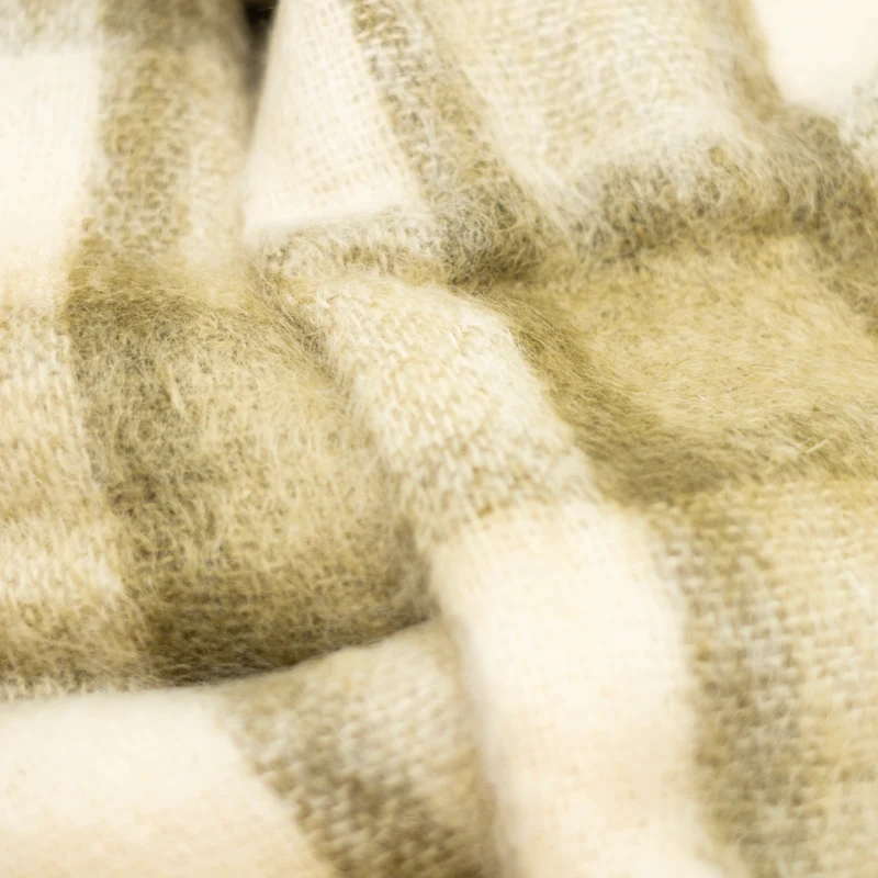 Plaid en mohair - 135 × 180 cm