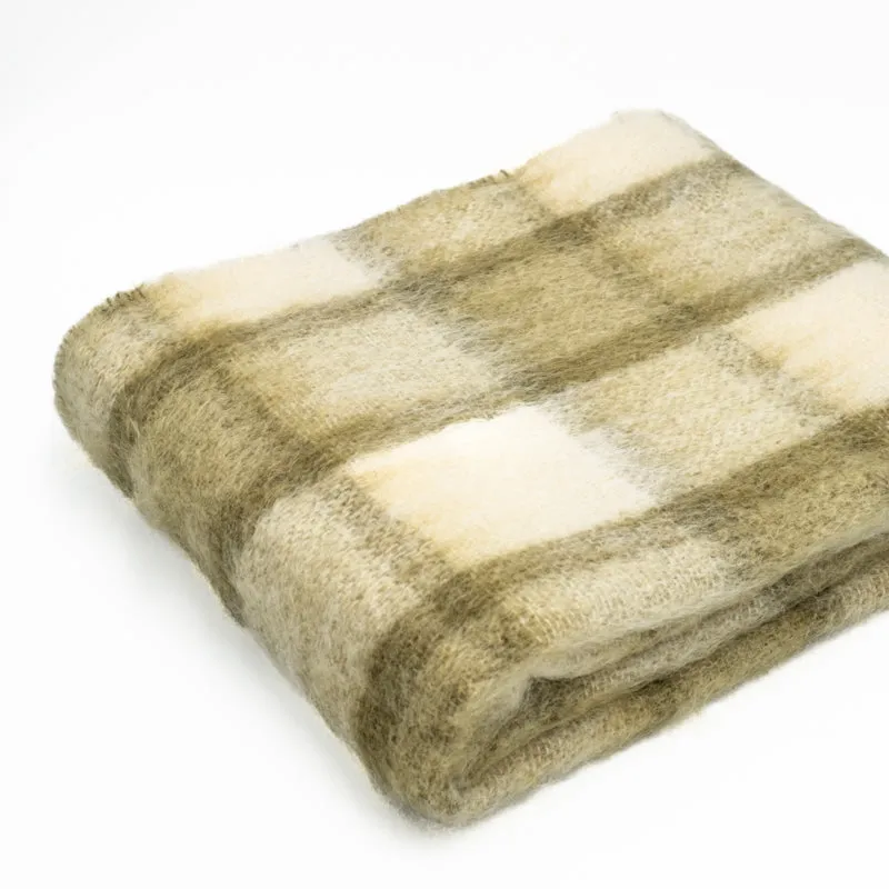 Plaid en mohair - 135 × 180 cm