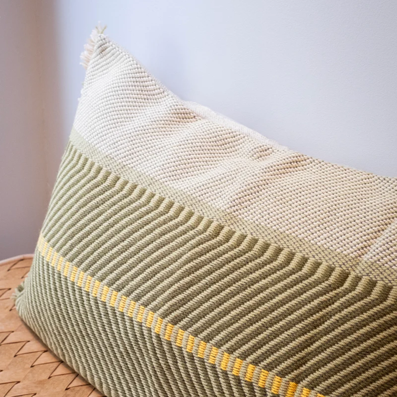 Housse de coussin en laine - 50 × 90 cm
