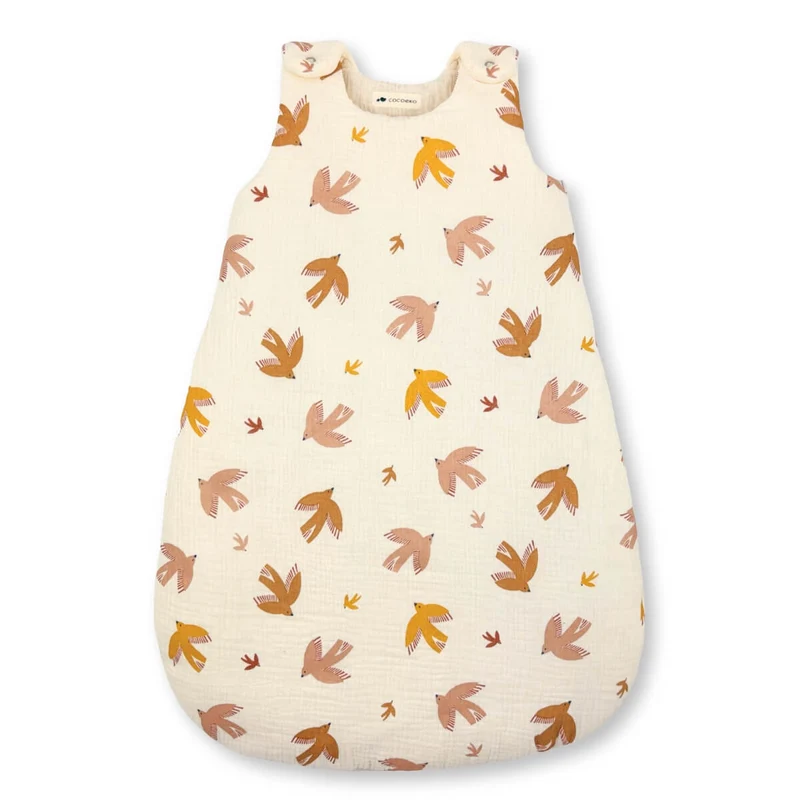 Gigoteuse gaze de coton OISEAUX TOG 2