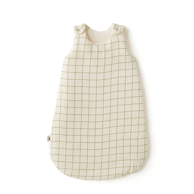 Gigoteuse gaze de coton CARREAU VERT TOG 2