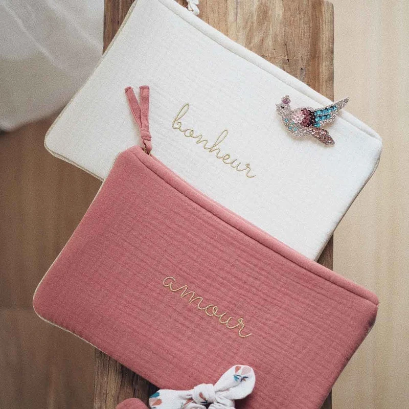 Pochette femme Amour MARSALA