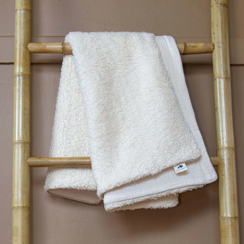 Couverture bébé personnalisée ECRU