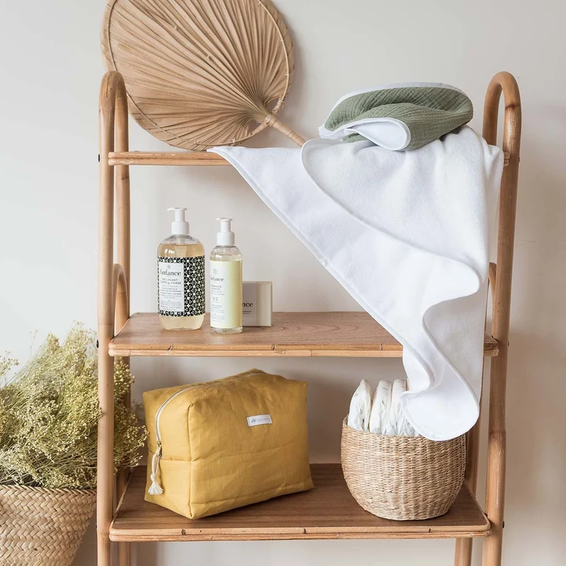 Cape de bain personnalisée VERT SAUGE