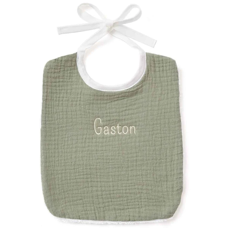 Bavoir personnalisable VERT SAUGE