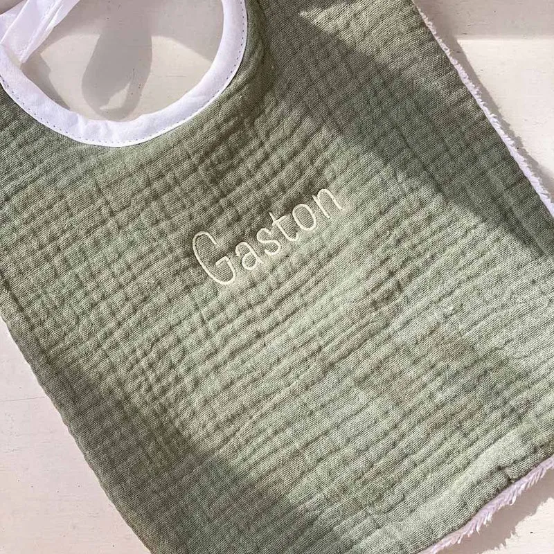 Bavoir personnalisable VERT SAUGE