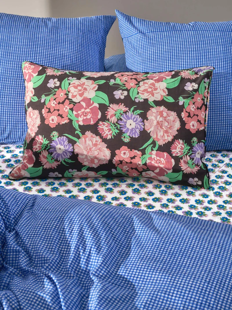 Housse de coussin réversible