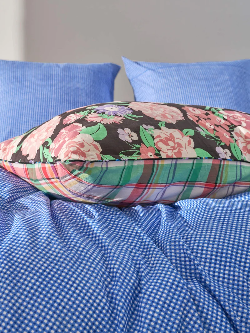 Housse de coussin réversible