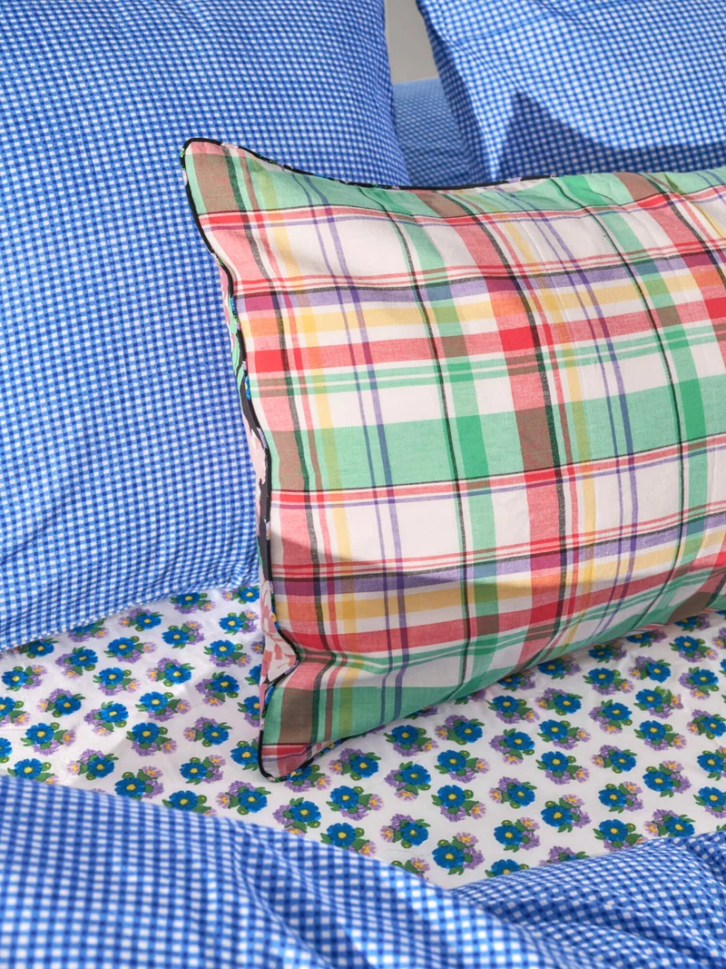Housse de coussin réversible