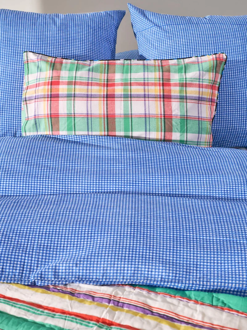 Housse de coussin réversible
