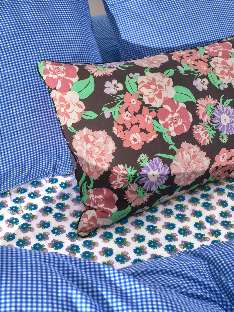 Housse de coussin réversible