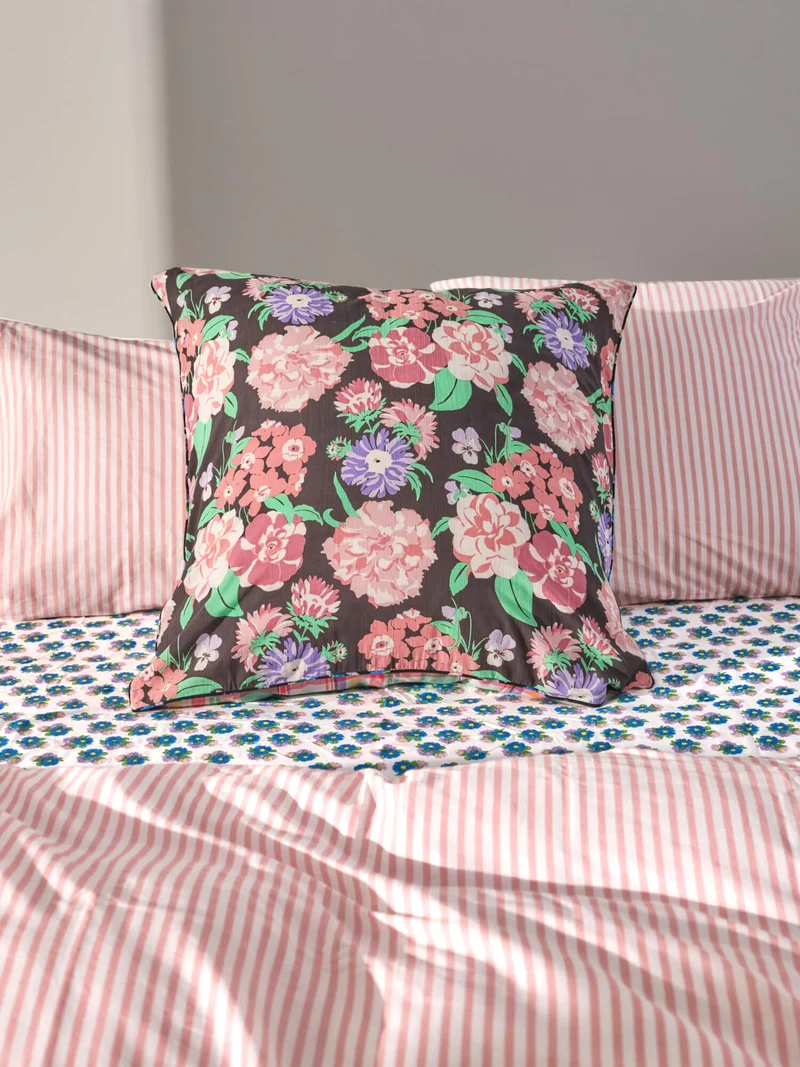 Housse de coussin réversible