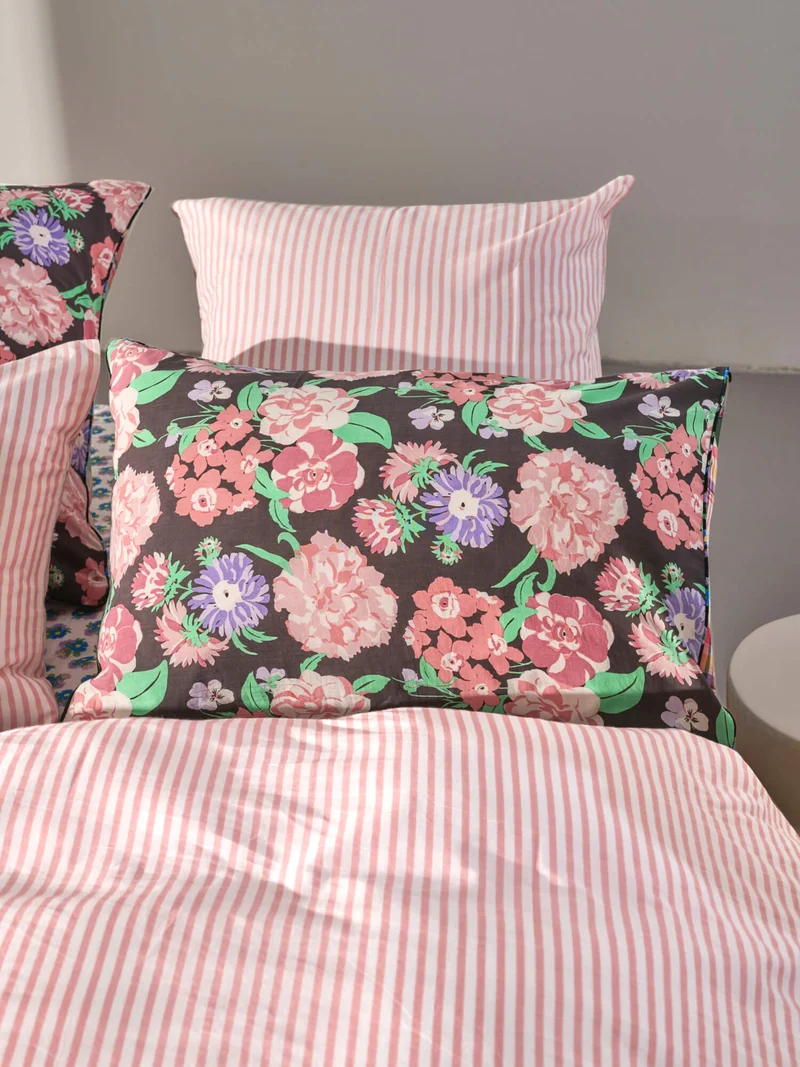 Housse de coussin réversible
