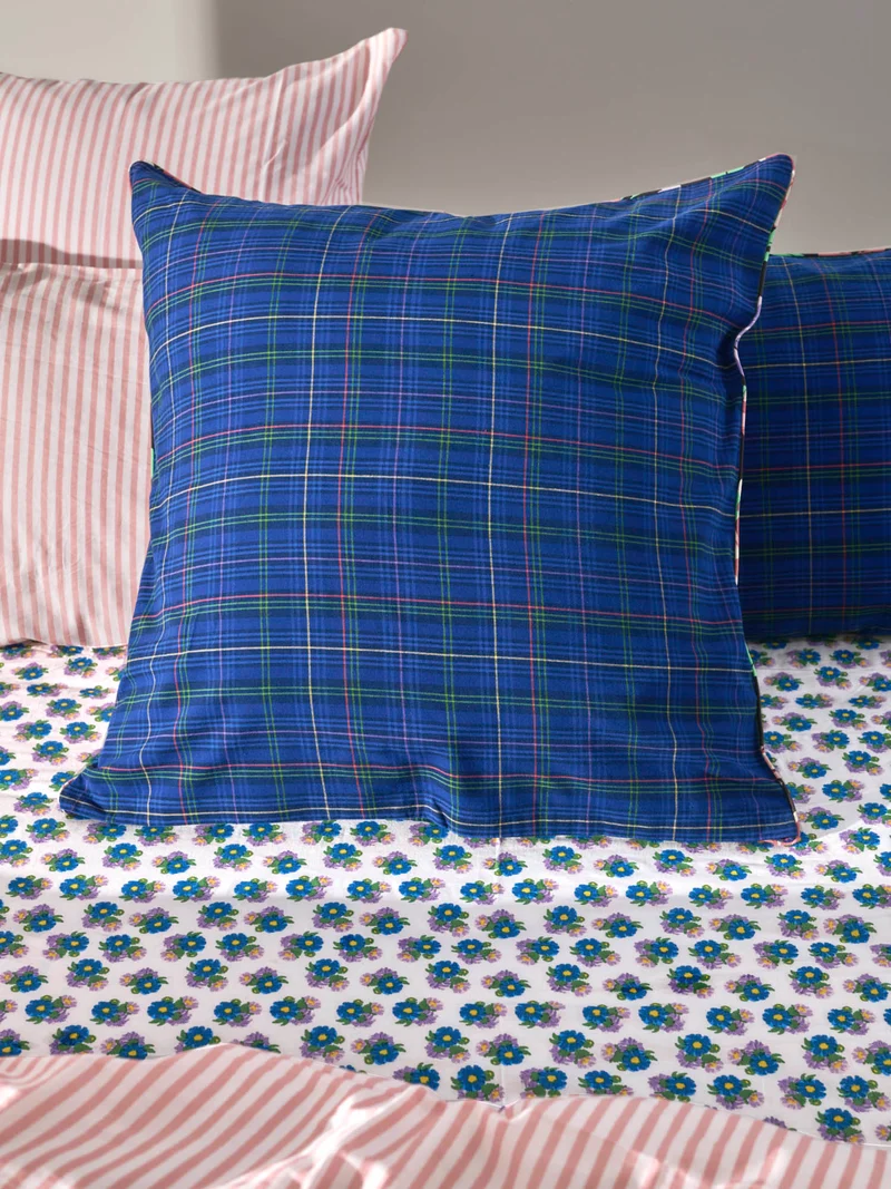 Housse de coussin réversible