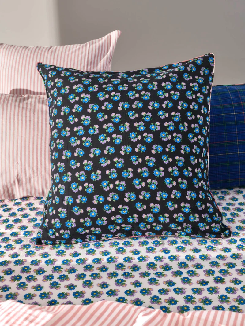 Housse de coussin réversible