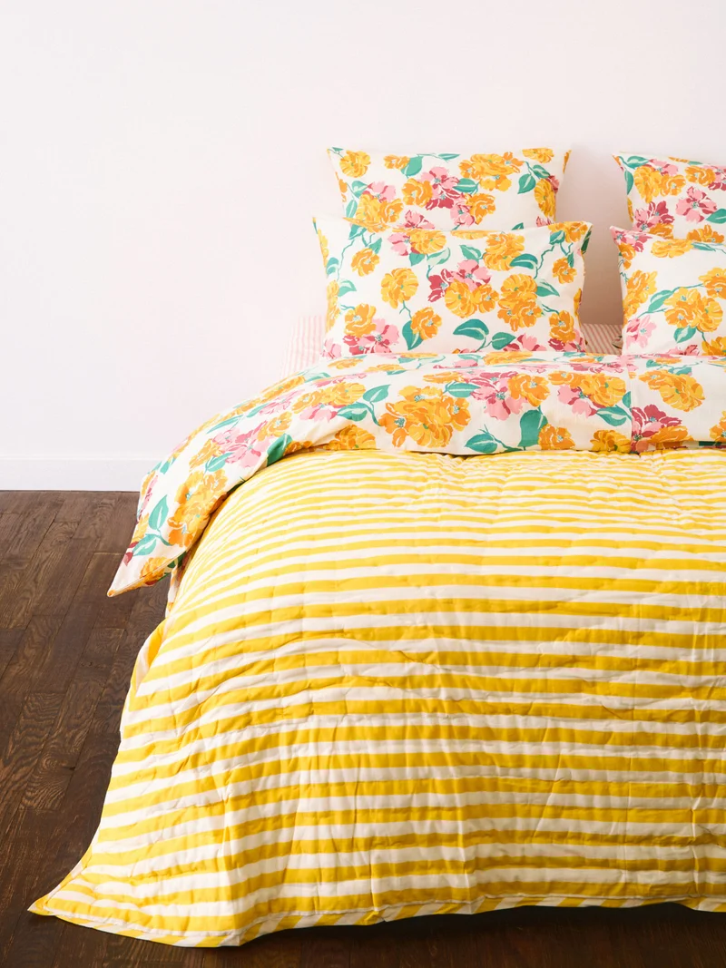 Plaid matelassé réversible