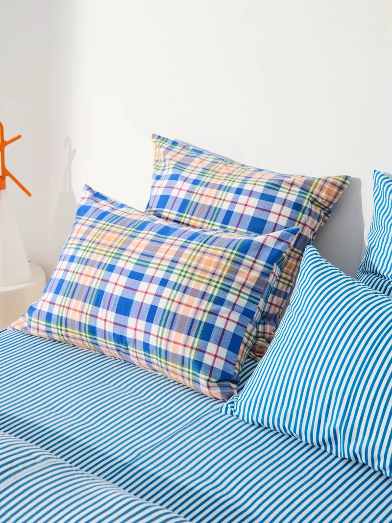 Housse de coussin - Coton tissé main