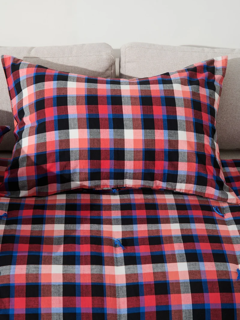 Housse de coussin - Coton tissé main