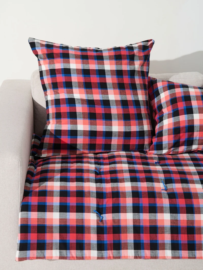 Housse de coussin - Coton tissé main