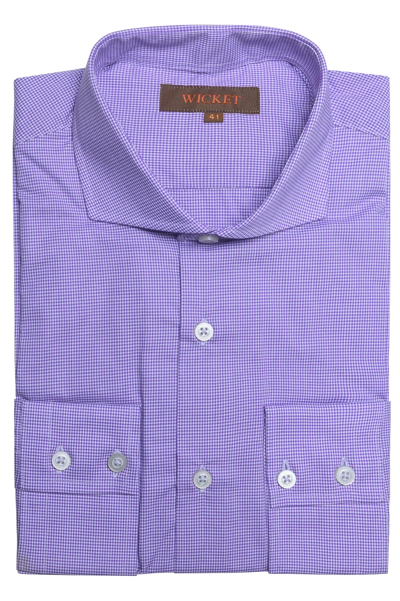 La Popeline de Coton Vichy Violet