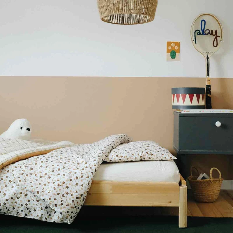 Housse de couette bébé LÉOPARD