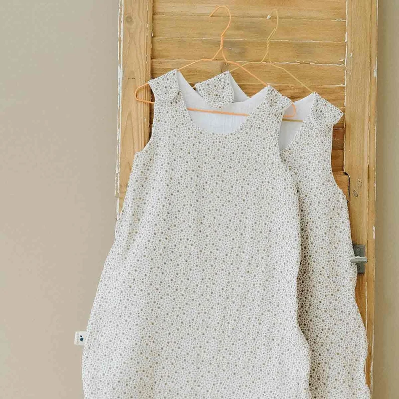 Gigoteuse gaze de coton FLEURI TOG 1