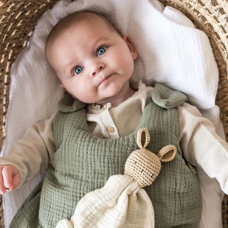Gigoteuse gaze de coton VERT SAUGE TOG 2