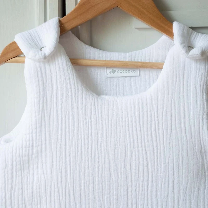 Gigoteuse gaze de coton BLANC TOG 2