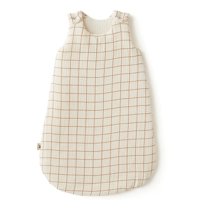 Gigoteuse gaze de coton CARREAU CAMEL TOG 2