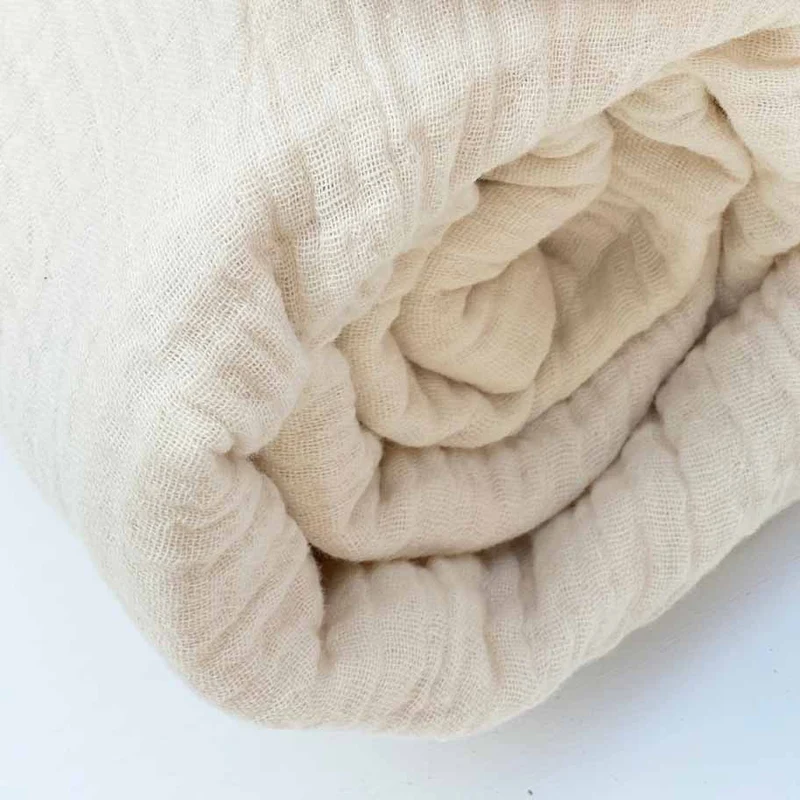 Maxi lange en gaze de coton ECRU