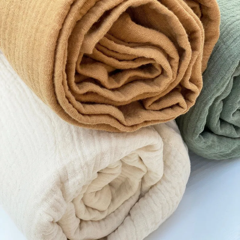 Maxi lange en gaze de coton CAMEL