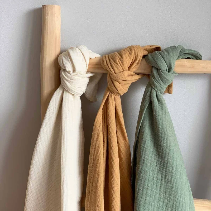 Maxi lange en gaze de coton CAMEL