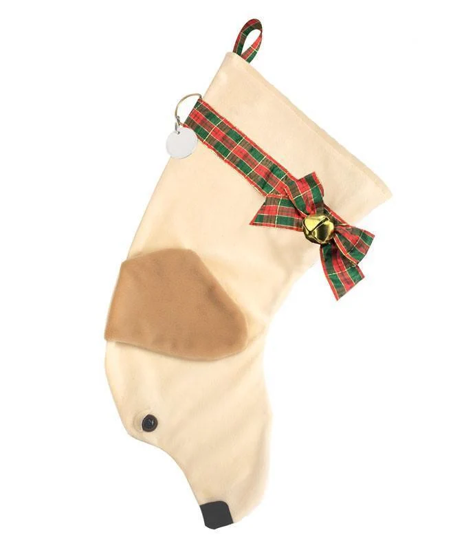 Yellow Lab Christmas Stocking