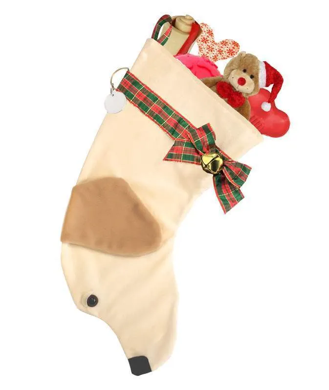 Yellow Lab Christmas Stocking