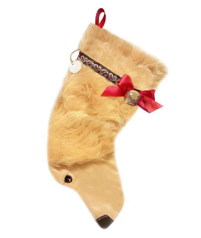 Golden Retriever Christmas Stocking