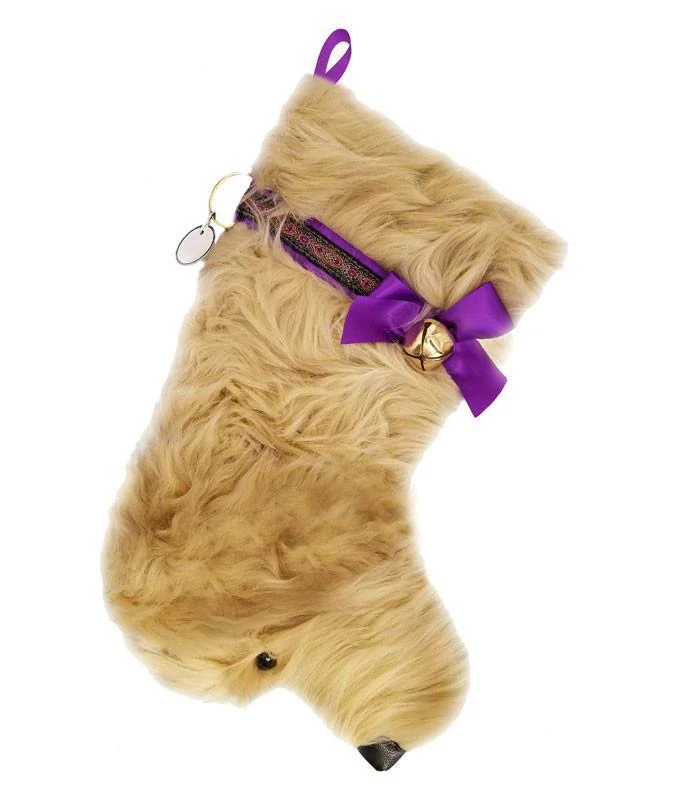 Golden Doodle Christmas Stocking