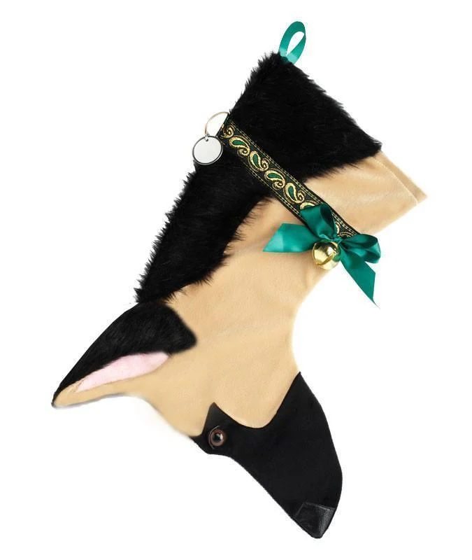 German Shepherd Christmas Stocking